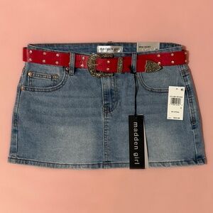 Denim Mini Skirt